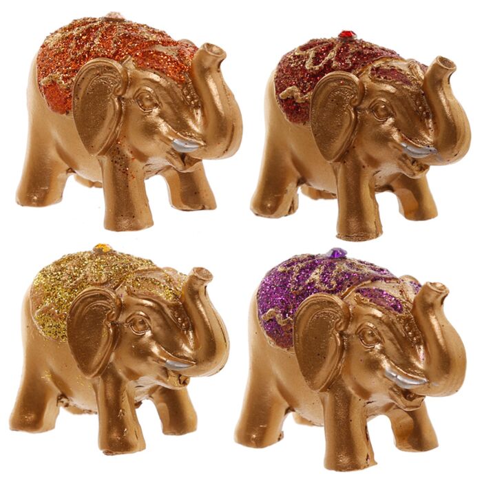 Figura Elefante Elefante de la Suerte Dorado