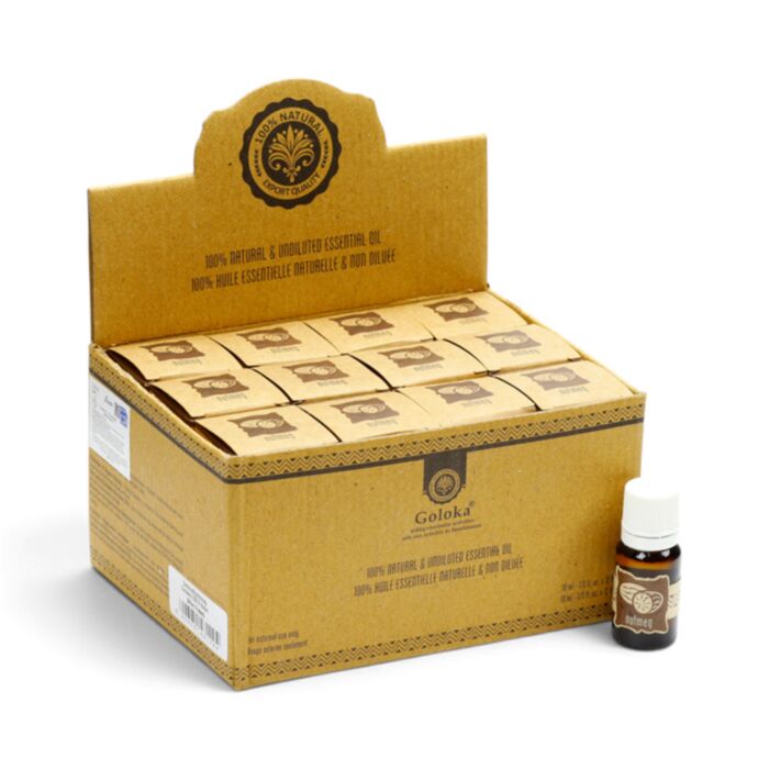 Aceite Esencial Natural Goloka Nuez Moscada 10ml