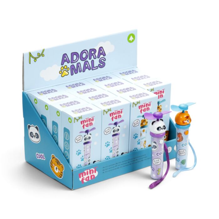 Ventilador Portátil Recargable Animales Adorables Adoramals Wild 