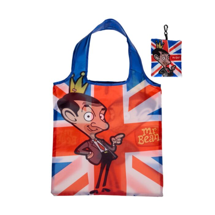 Bolsa Plegable de RPET Mr. Bean Diseño Union Jack 