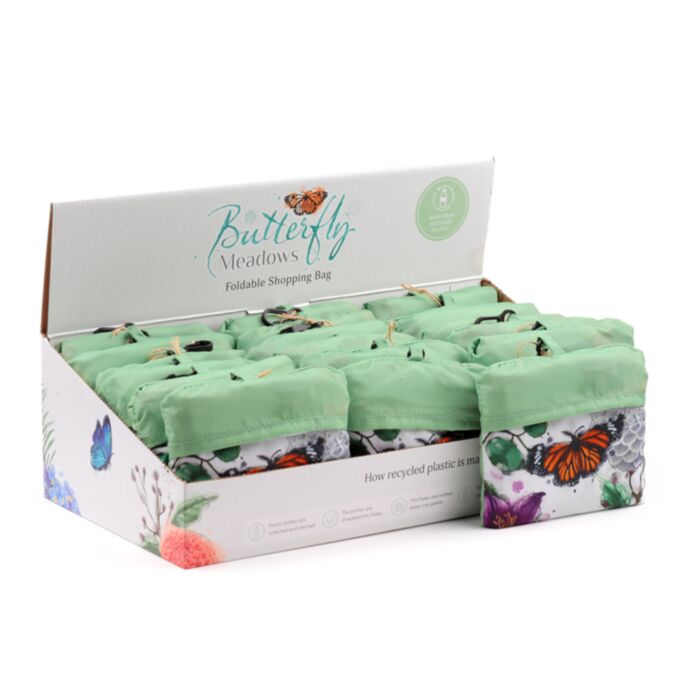 Bolsa Plegable de RPET Mariposas Meadows