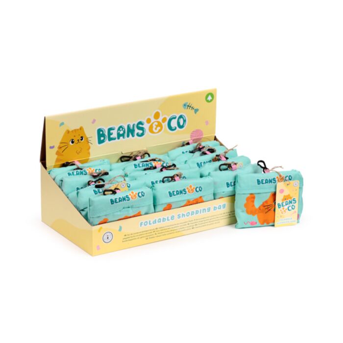 Bolsa Plegable de RPET Gatos Bean & Co