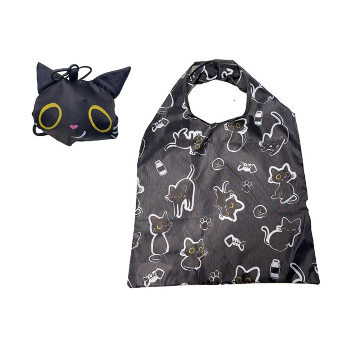 Bolsa Plegable de RPET Lucky the Black Cat