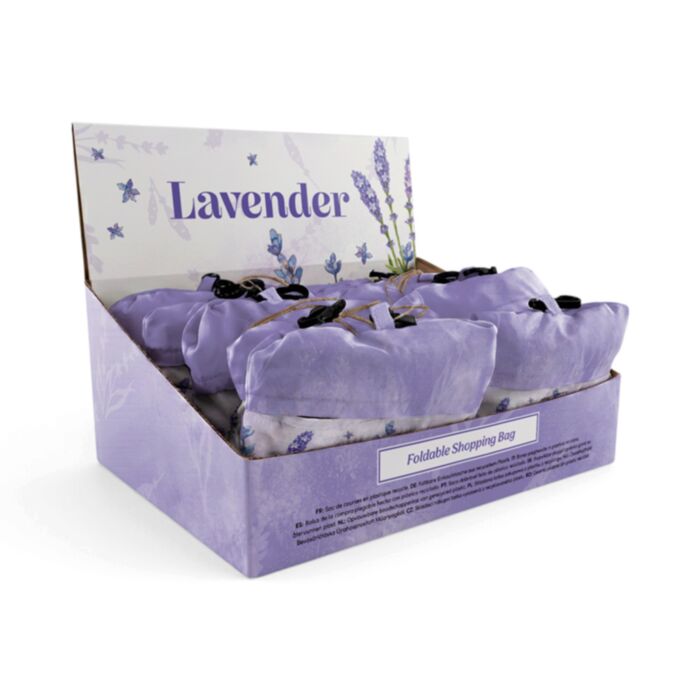 Bolsa Plegable de RPET Lavanda 