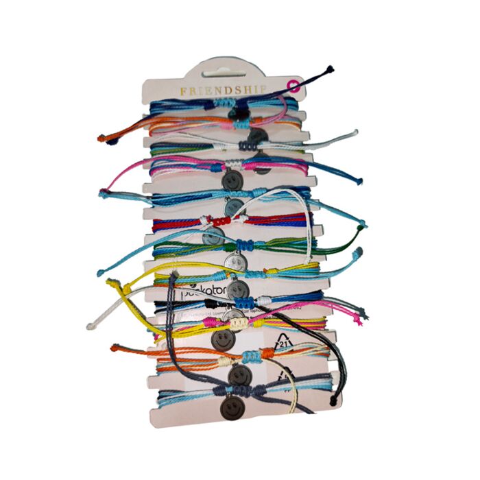 Pulsera Boho con Dijes de Sonrisa 