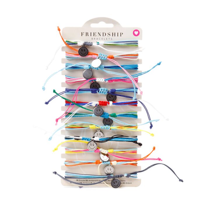 Pulsera Boho con Dijes de Sonrisa 