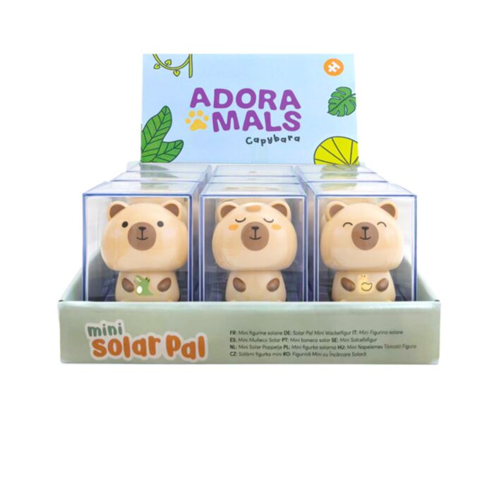 Mini Muñeco Solar Capibara 
