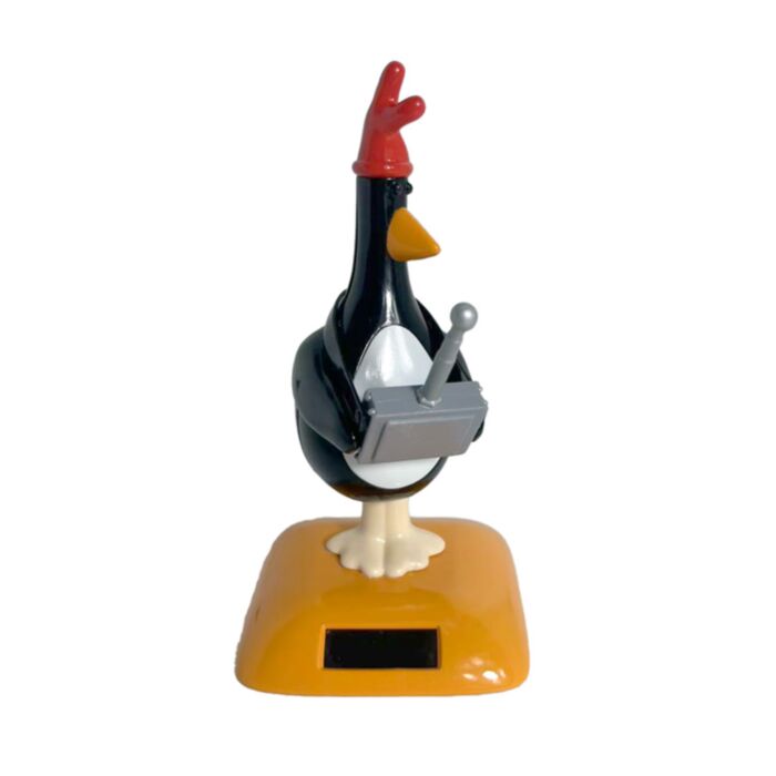Muñeco Solar Wallace & Gromit Feathers McGraw 