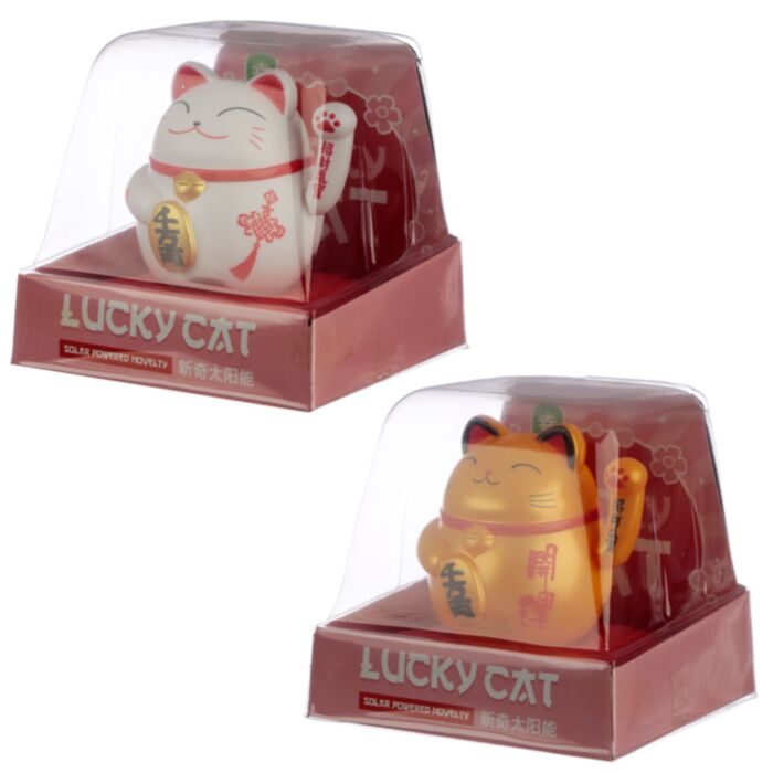 Muñeco Solar Gato Maneki Neko