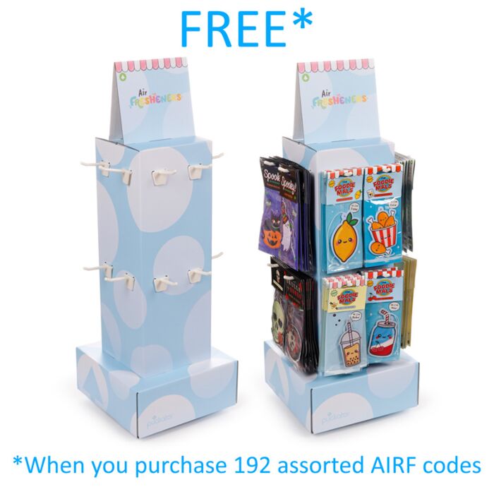 Expositor FSDU Giratorio de 16 Ganchos para Ambientadores