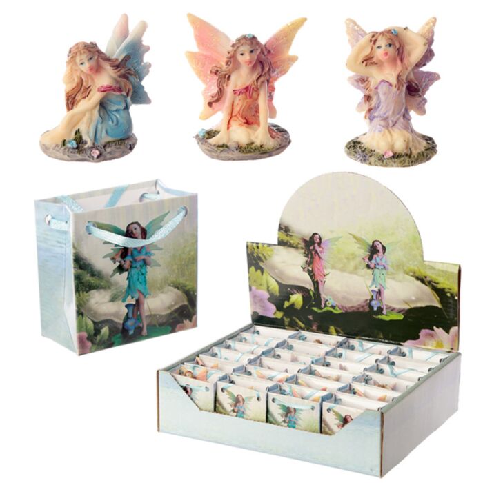 Figura Hada Mini Bolsa de Regalo Hada Floral