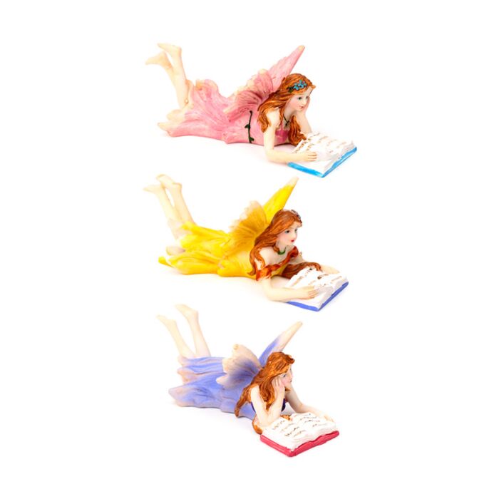 Figura de Hada Flor Daydream Leyendo