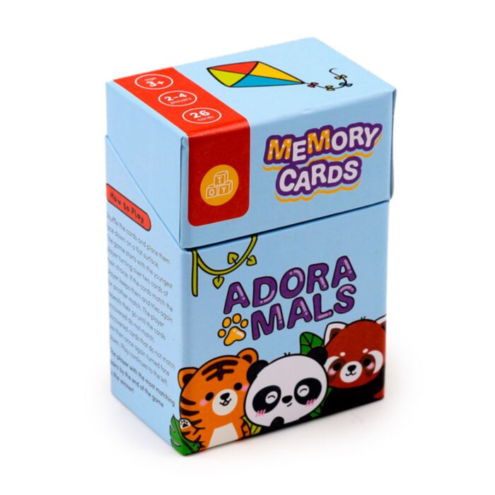 Set Juego Cartas de Memoria - Animales Adorables Adoramals Wild
