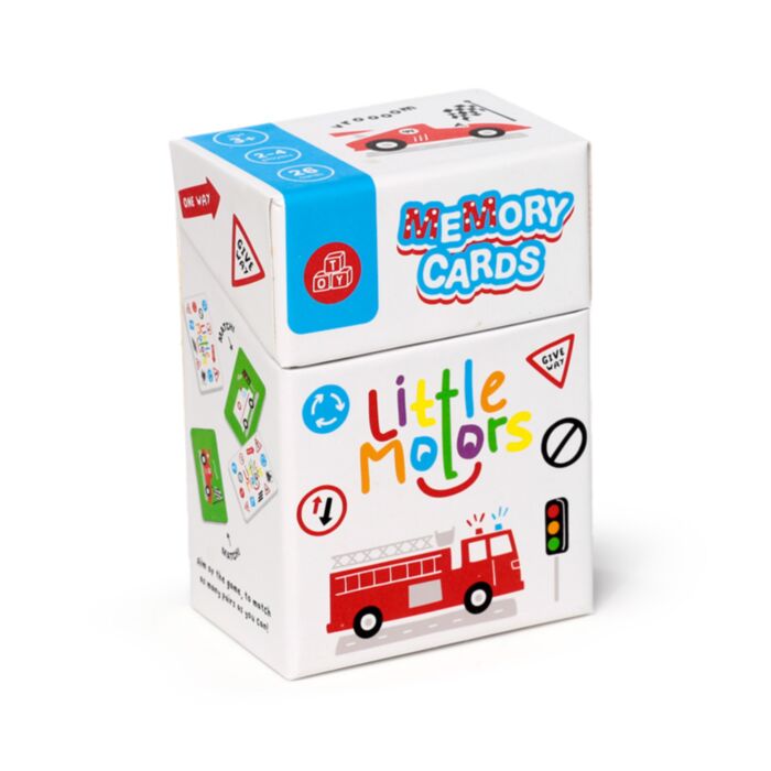 Set Juego Cartas de Memoria - Little Motors 