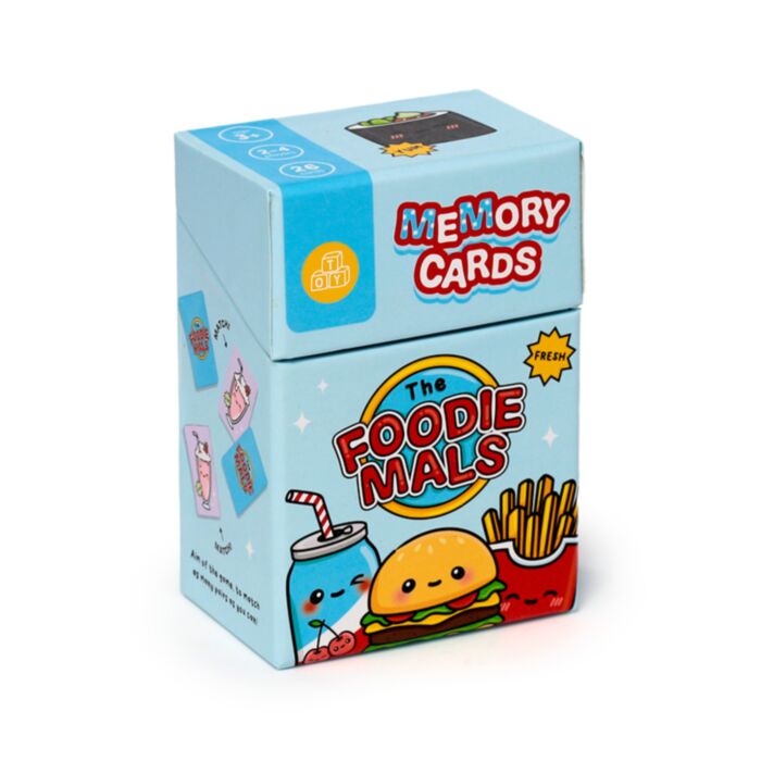 Set Juego Cartas de Memoria - Foodiemals Comida Rápida 