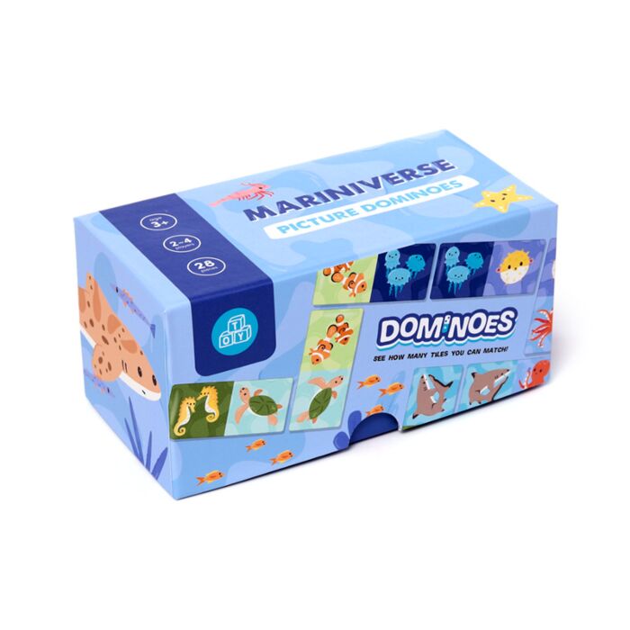 Set de Dominó Infantil - Mariniverse Universo Marino 