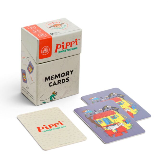 Set Juego Cartas de Memoria Pippi Calzaslargas