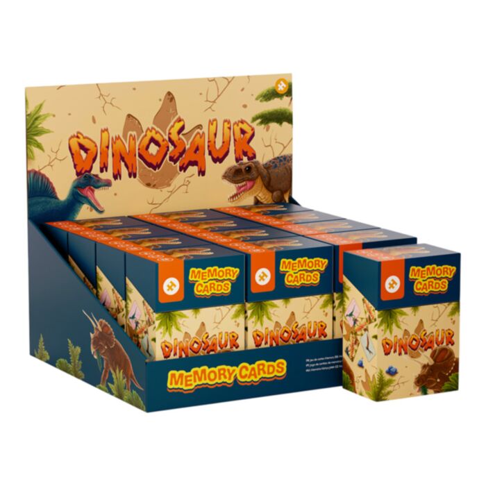 Set Juego Cartas de Memoria - Dinosaurios 