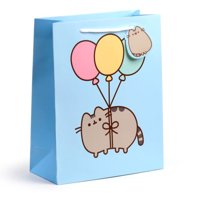 Bolsa de Regalo El Gato Pusheen y Corazón Grande