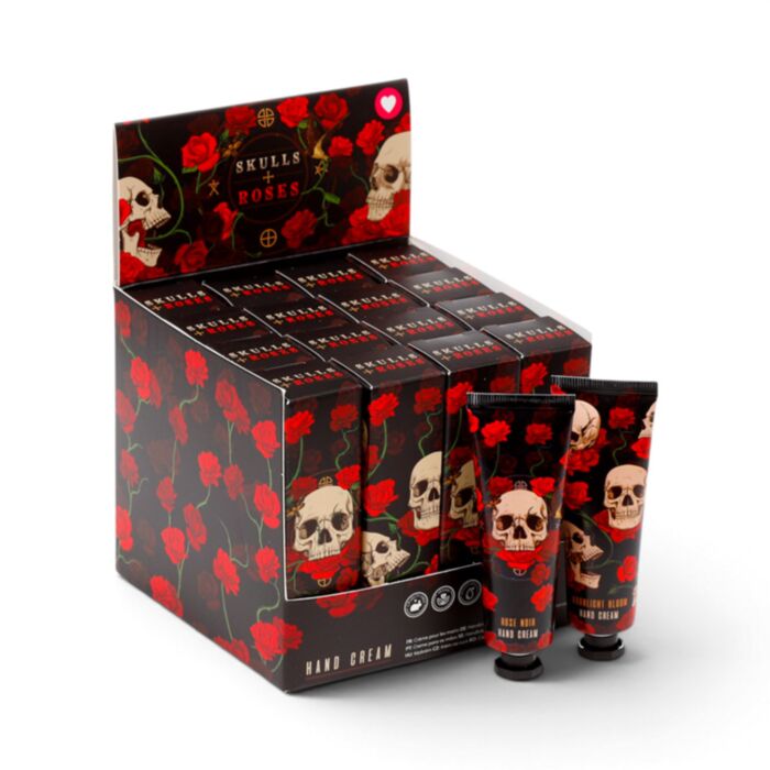 Crema de Manos Hidratante Calaveras y Rosas 30ml 