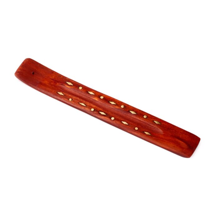 Quemador de Incienso de Madera de Mango Diamantes