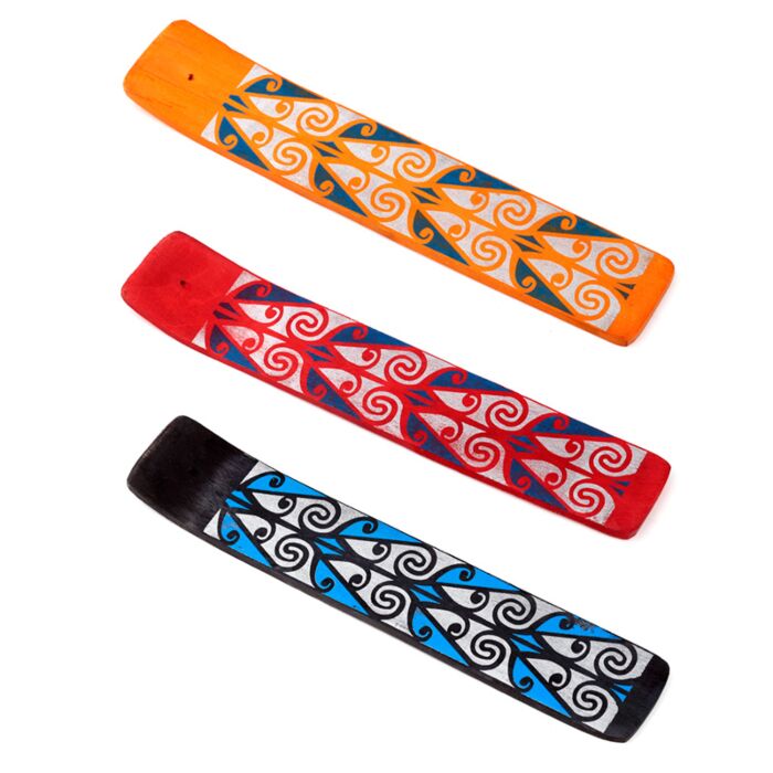 Quemador de Incienso Madera de Mango Tribal