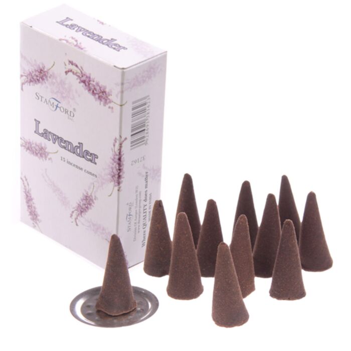 Conos de Incienso Stamford Premium Hex. Lavanda