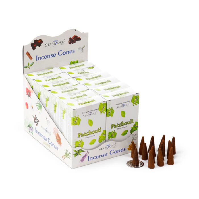 Conos de Incienso Stamford Premium Hex. Pachuli