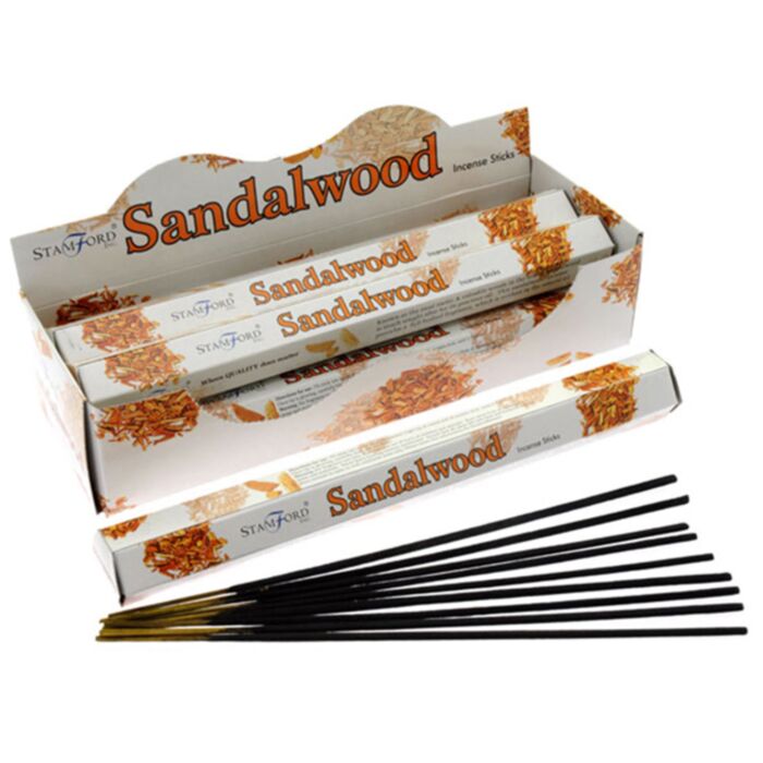 Varillas de incienso Stamford Premium Hex. Sándalo