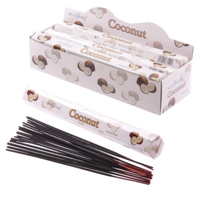 37140 Varillas de Incienso Stamford Premium Hex. Coco