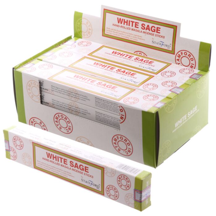 37261 Varillas de Incienso Stamford Premium Salvia Blanca