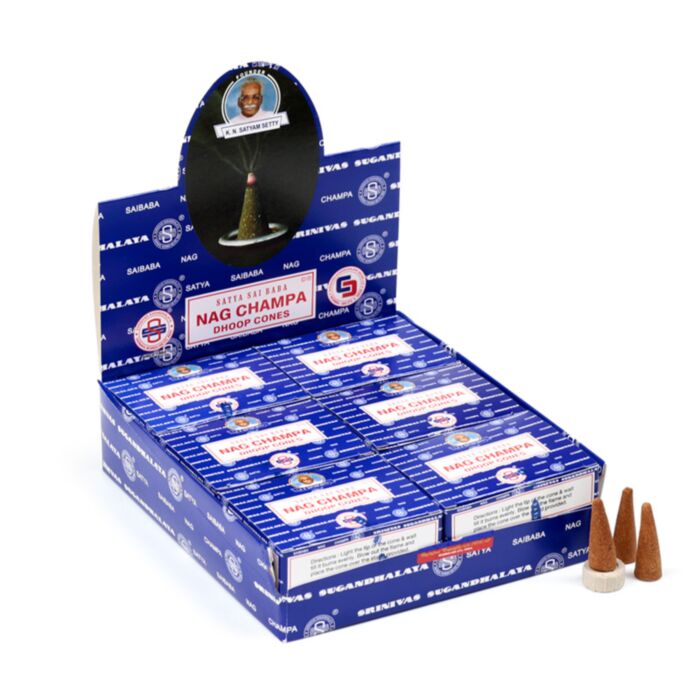 01431 Conos de Incienso Satya Sai Baba Nag Champa Dhoop