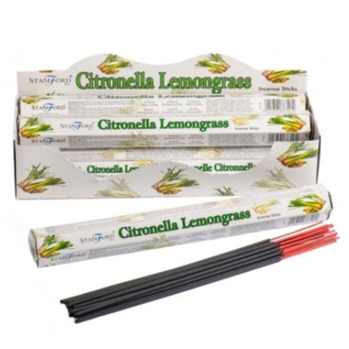 37316 Varillas de Incienso Stamford Premium Hex Citronela y Lemongrass