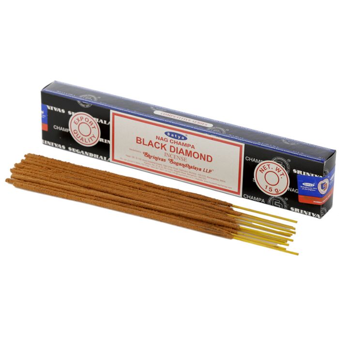 01346 Varillas de Incienso Satya Nag Champa Negro Diamond