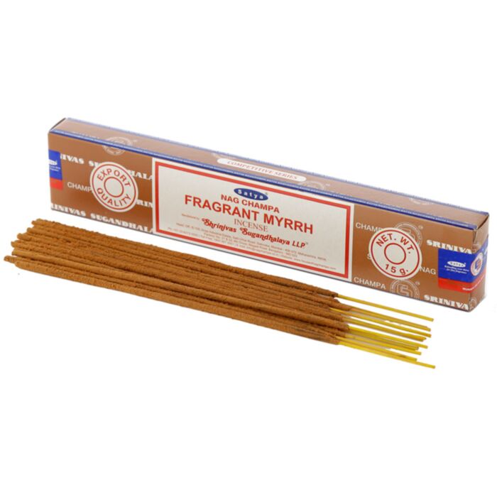 01352 Varillas de Incienso Satya Nag Champa Myrrh Fragrant