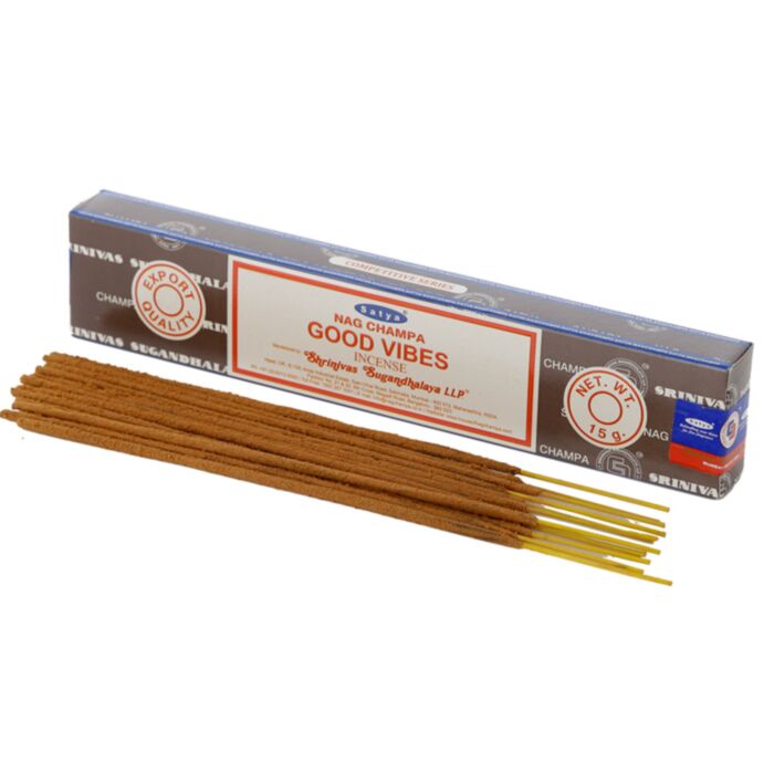 01355 Varillas de Incienso Satya Nag Champa Good Vibes