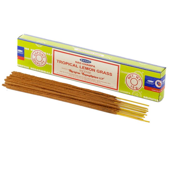 01366 Varillas de Incienso Satya Nag Champa Tropical Lemon Grass