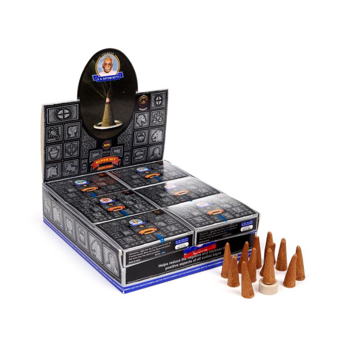 Conos de Incienso Dhoop Satya Super Hit Nag Champa 