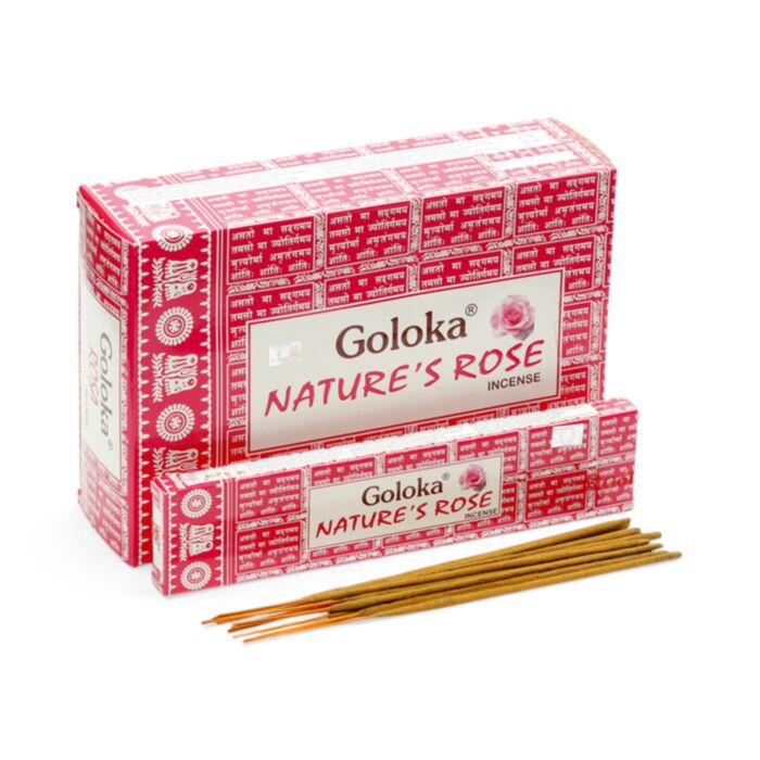 Varillas de Incienso Goloka Nature's Rose 