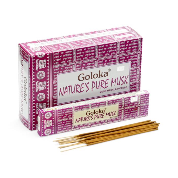 Varillas de Incienso Goloka Nature's Musk 
