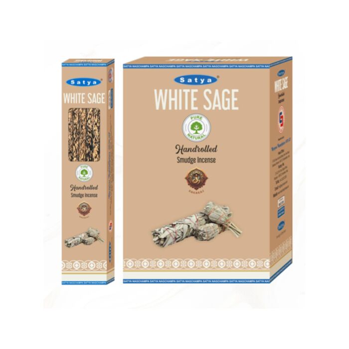 Varillas de Incienso Satya Smudge Salvia Blanca 