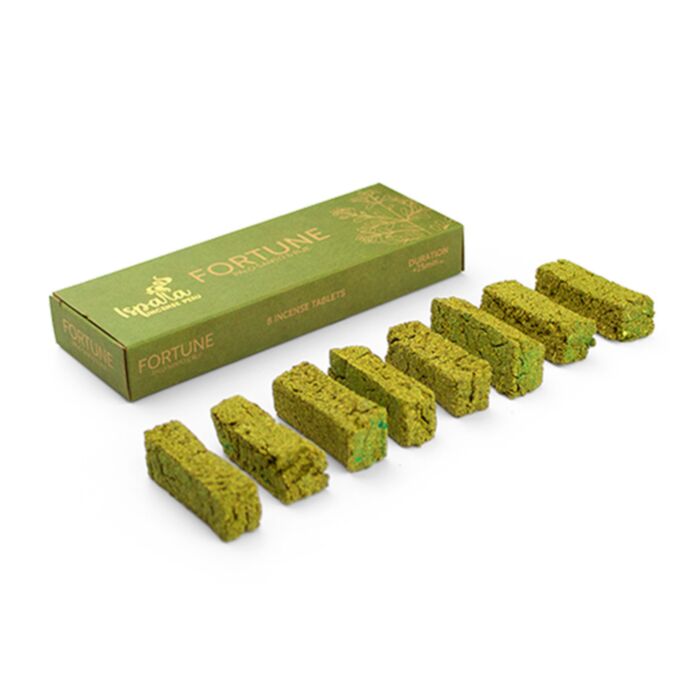 Tabletas de Incienso Ispalla Peruvian de Palo Santo y Ruda para la Fortuna 