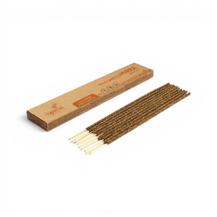 Varillas de Incienso Ispalla Peruvian Palo Santo y Mirra para el amor