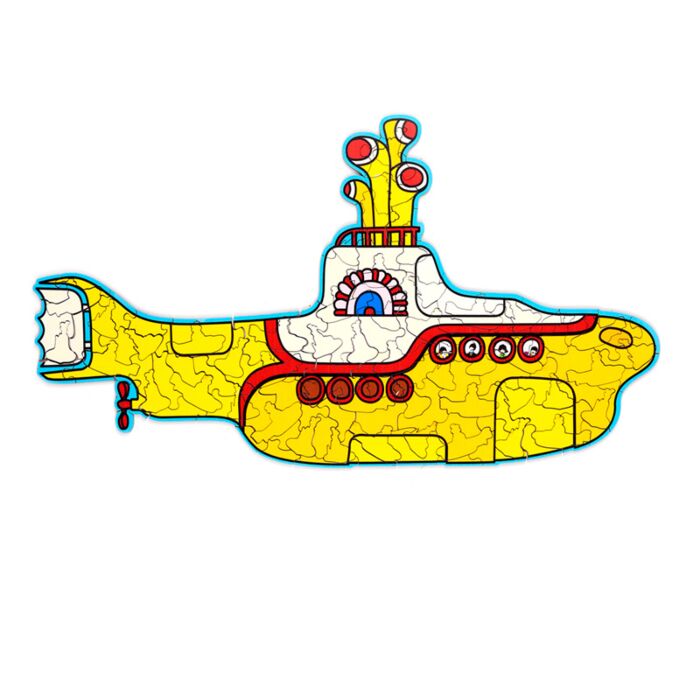 Puzzle de 130 Piezas con Forma The Beatles Yellow Submarine/Submarino Amarillo