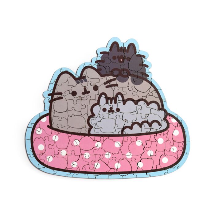 Puzzle de 130 Piezas con Forma de Gato Pusheen 