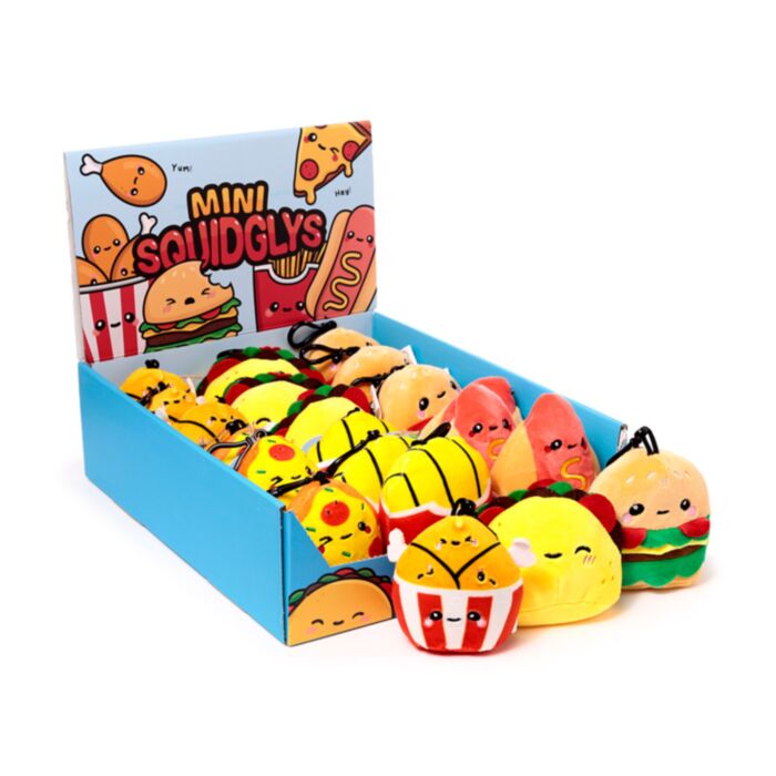 Llavero de Peluche  Mini Squidglys Comida Rápida Foodiemals