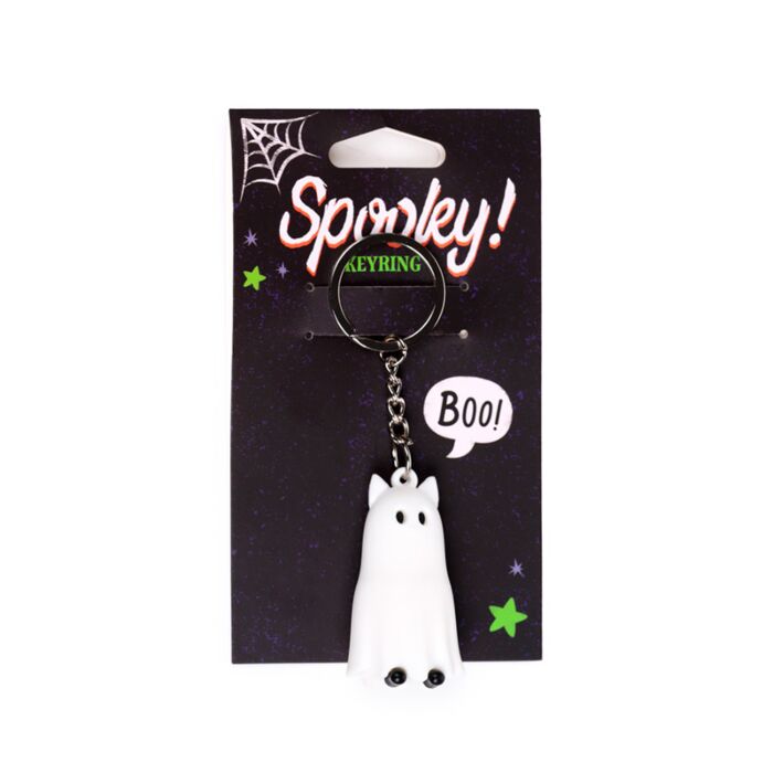 Llavero 3D de PVC Fantasma Spooky Espeluznante