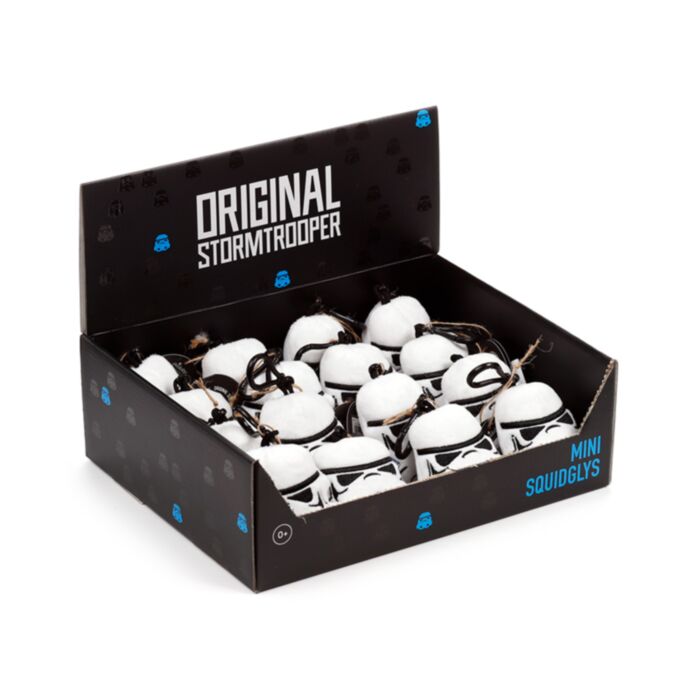 Llavero de Peluche Mini Squidglys Soldado Imperial Stormtrooper 