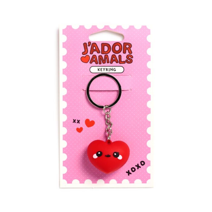 Llavero 3D de PVC Corazón J´Adoramals Heart XOXO