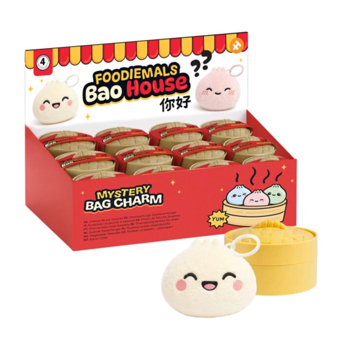 Llavero de Peluche Bao House Bao Bun Foodiemals 